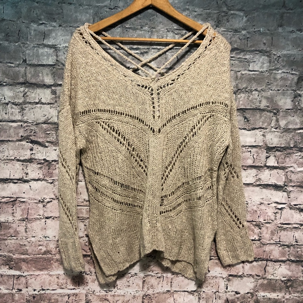 Braeve Sweater Knit With Slit In Back XS